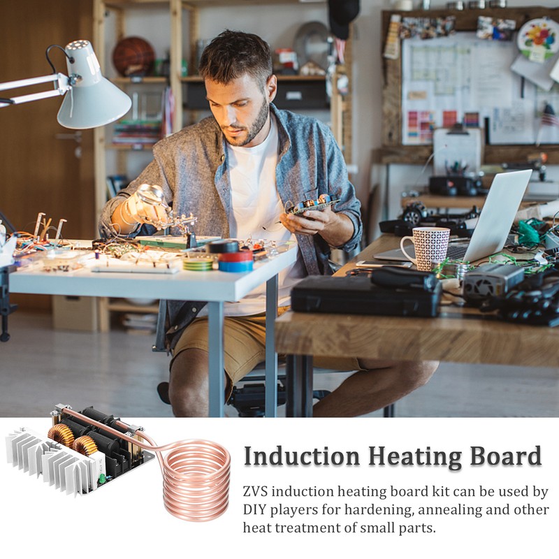 1000W ZVS Induction Heating Board Module Low Voltage Heater Coil