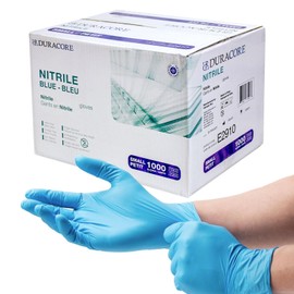 Disposable Nitrile Gloves, Small, Work Gloves, Cleaning, Kitchen, Industrial, Blue, S Duracore E2910 (1)