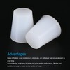 sourcing map Pack of 5 Rubber Plugs 19 mm to