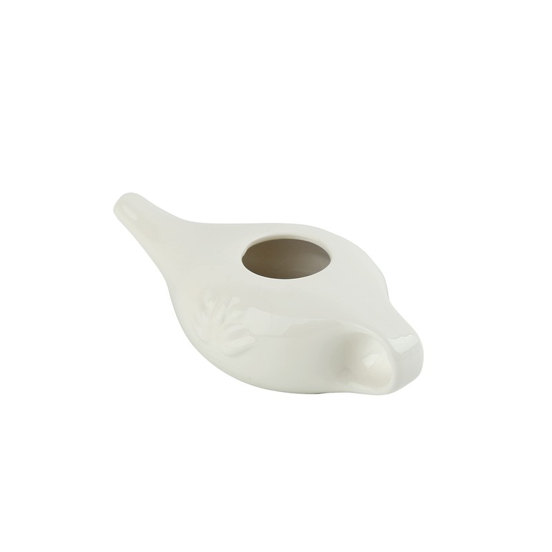 Biebri NetiPot 250ml Ceramic Nose Cleansing Jug, White