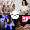 Long Keeper Katzenaugen Blaulichtfilter Brille Damen Strass Anti Blaulicht Computerbrille
