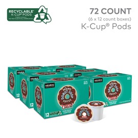 The Original Donut Shop Peppermint Bark Keurig Single-Serve K-Cup Pods, Light Roast Coffee (1 box of 10 pods)