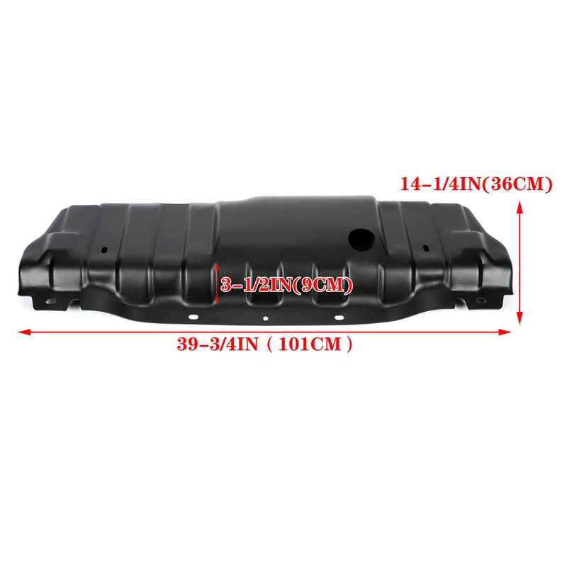 KUAFU Front Bumper Skid Plate Compatible with 2007-2018 Jeep Wrangler