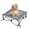 TIMBER RIDGE Elevated Outdoor Dog Bed Portable Cooling Raised Cot