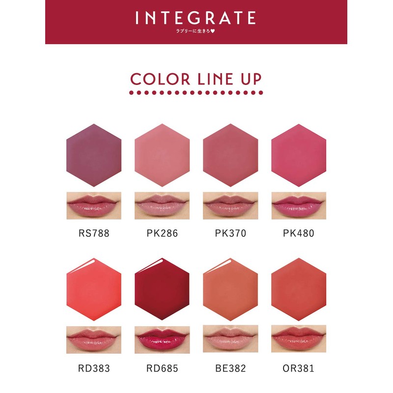 Integrate Volume Balm Lip N RD685 Lipstick, 0.1 oz (2.5