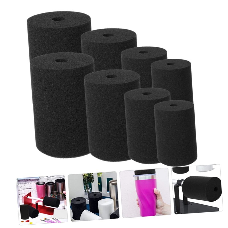 CORHAD Tumbler Rotary Tool Cup Turner Inserts 8pcs Sponges for