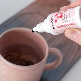 Gentle Iron Drops with Vitamin C - Liquid Iron Bisglycinate for Enhanced Absorption - Vegan & Highly Concentrated