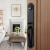 NEWBANG Keyed Handleset for Exterior Front Door Aged Bronze Finish