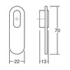 Gedotec Furniture Handles | 1 Piece - Cabinet Handle Made