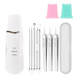 Limpiador Facial Ultrasónico Exfoliante Espinillas Belleza                                                                                            