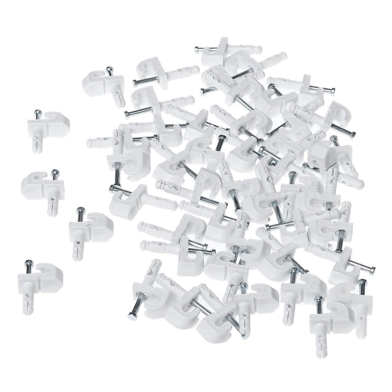 ClosetMaid 1770 Wire Shelving Back Wall Clips for Drywall Installation,