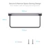 Wall Mounted RV Shoe Racks 4 Pack Foldable RV Shoes