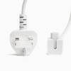 UK Power Adapter Extension Cable 1.8m/6ft for MacBook Apple Chargers,