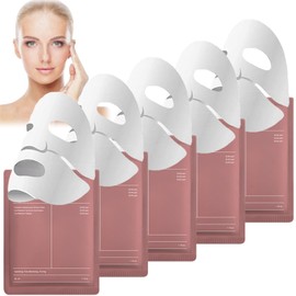 Organic Collagen Deep Mask, 5 Pieces Organic Collagen Mask Korean, Organic Collagen Mask Overnight, Anti-Ageing Collagen Face Mask, Hydrating Overnight Mask, Collagen Night Wrapping Sheet Mask