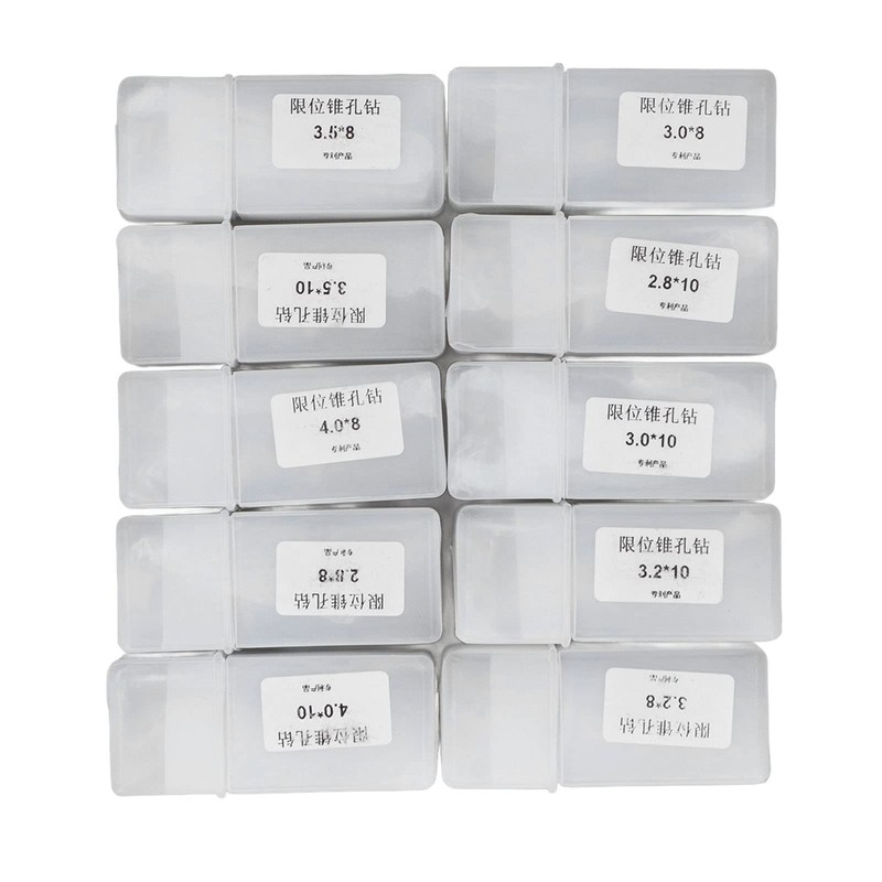 Countersink Drill Bit Set, 10PCS Countersink Set with Adjustable Drill