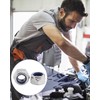 M8 Nylock Nuts, Nylon Insert Lock Nuts, 304 Stainless Steel,