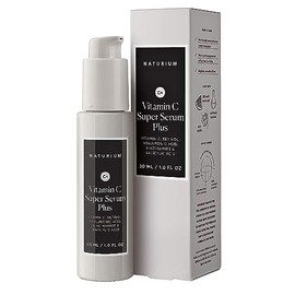 Naturium Vitamin C Super Serum Plus, cuidado facial suavizante, más retinol, ácido hialurónico, niacinamida y ácido salicílico, 1 onza