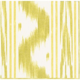 Caspari Toile De Nantes Yellow Paper Linen Dinner Napkins - 12 Dinner Napkins per Pack