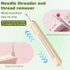 ZHAO GE 2 in 1 Seam Ripper Needle Threader, Pack