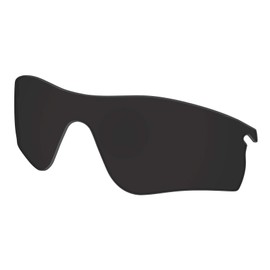 Predrox Dark Black RadarLock Path Lenses & Rubber Kits Replacement for Oakley Sunglass OO9181 Polarized