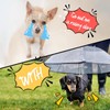 LESYPET Small Dog Umbrella, 29" Width Clear Dogs Umbrella Waterproof