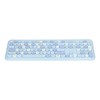 Keyboard Mouse Combo 2.4G Retro Multi Color Mute Cover Wireless