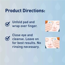 OCuSOFT Lid Scrub Plus Pre-Moistened Pads For Irritated Eyelids