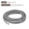 sourcing map U Channel Edge Trim, 13.1ft Length Rubber Guard
