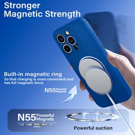 YUXING Case Compatible with Motorola Moto G15/G17/G15 Power/G17 Power Blue