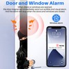 Gokelomg Tuya Smart WiFi Door Sensor Door Open/Closed Detectors Compatible