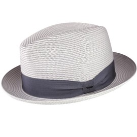 Bailey 1922 Craig Braided Fedora - Flint Gray/M