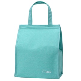 CCidea Lunch Bag for Women Men Kids,Insulated Lunch Tote Bag,Lunch Box Soft Cooler Tote Bags for School or Travel (Tiffany Blue with Velcro)