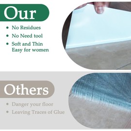 Waterproof Peel and Stick Floor Tile 36 Pack 54 Sq.Ft, （NO Sticky Residue Left） Wood Grain Vinyl Self-Adhesive DIY Flooring Tiles for Bedroom, Living Room, Bathroom, and Kitchen （36" x 6"，Cotton）