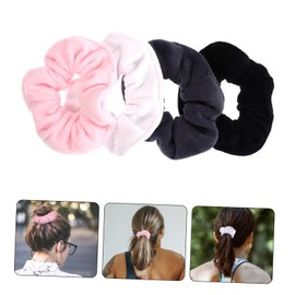 HONMEET Elegant Hair Scrunchies Large Intestine Hair Ring 4pcs Set Soft Absorbent for Daily Party