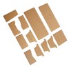 13 Pcs Leather Wallet Template Transparent Clear Acrylic Leather Template