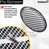 Steinberg14 Black Vent Cover 6" (Duct Opening) with Mesh -