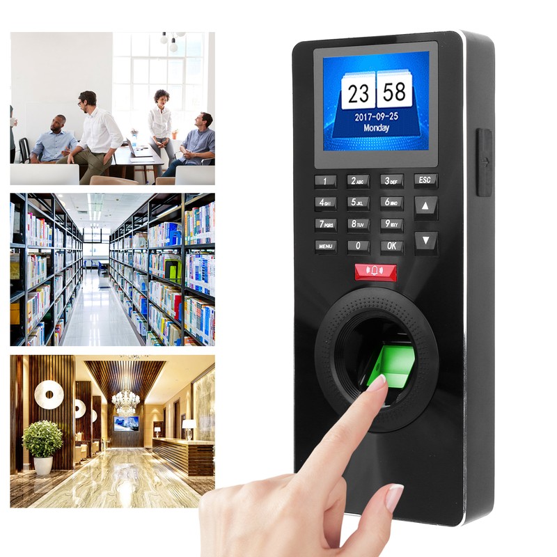 Door Access Control Password Fingerprint Card 125KHZ RFID TCP IP