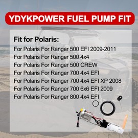 2204306 Fuel Pump Assembly Compatible with Polaris for Ranger 500 EFI/Crew 2006-2013, for Ranger 700 2006-2009, for Ranger 800 2008-2013 2520817 2520864 47-1009 1240239