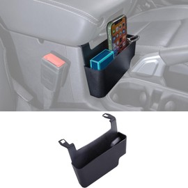 JKCOVER Center Console Hanging Box Compatible with JEEP Wrangler JL/JLU 2018-2023 2024 2025 and JEEP Gladiator JT Truck 2020-2024 2025 Organizer Tray Armrest Storage Accessories (Not for JK/JKU)