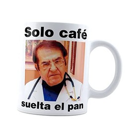 Taza Solo Café Suelta El Pan | Meme Doctor | nowz | Cerámica Blanca 11 oz | Para Café o té