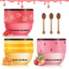 3 bálsamos labiales de abeja, olla hidratante durante la noche