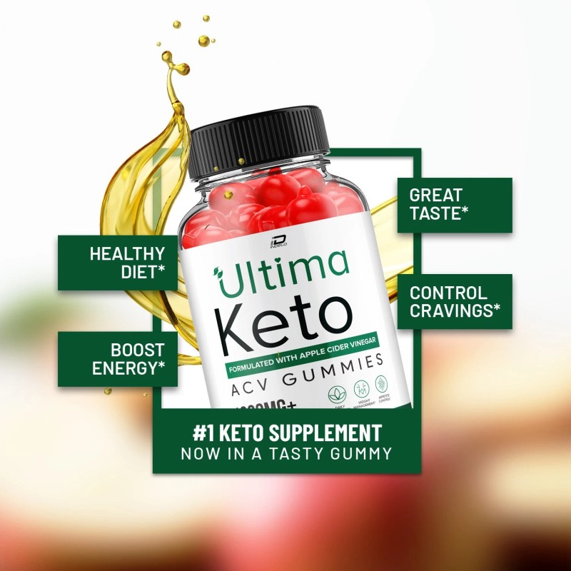 Ultima Keto (1 Pack) Ultima Keto ACV Gummies Supplement –