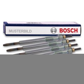 BOSCH Duraterm 0250202023 Glow Plug Automatic Suction Plunger Grey Pack of 4