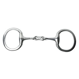 Korsteel Stainless Steel French Link Eggbutt Snaffle Bit, 5.25"