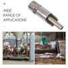HEALEEP Stainless Steel Splashproof Pig Water Nozzle Small High Flow