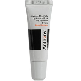 Anthony 25 SPF Lip Balm with Sunscreen for Lips – Contains Green Tea Extract, Shea Butter & Vitamin E – Moisturizing Repair Care Treatment for Chapped & Dry Lips – Blood Orange Flavor