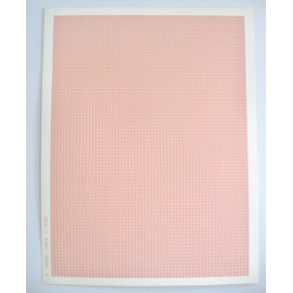 Unbranded doll house dollhouse miniature NO WAX PINK TILE 7 3/4" X 10 3/8"