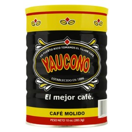 Yaucono Ground Coffee Canister, 10 Ounce (Pack of 1)