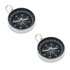 Boguish 2 Pcs Pocket Compass, Survival Sports Navigation Compass with