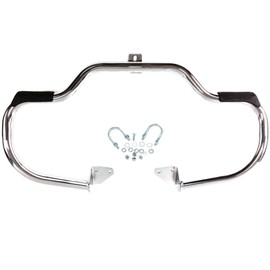 HARLEY DAVIDSON DYNA CHROME MUSTACHE ENGINE GUARD HIGHWAY BAR CRASH BARS STREET BOB FAT BOBS LOW RIDER S WIDE GLIDE SWITCHBACK SUPER GLIDES HD ref 49000077 2006-2017 FXDB FXDWG FXDF FXDL FOOT PEG REST